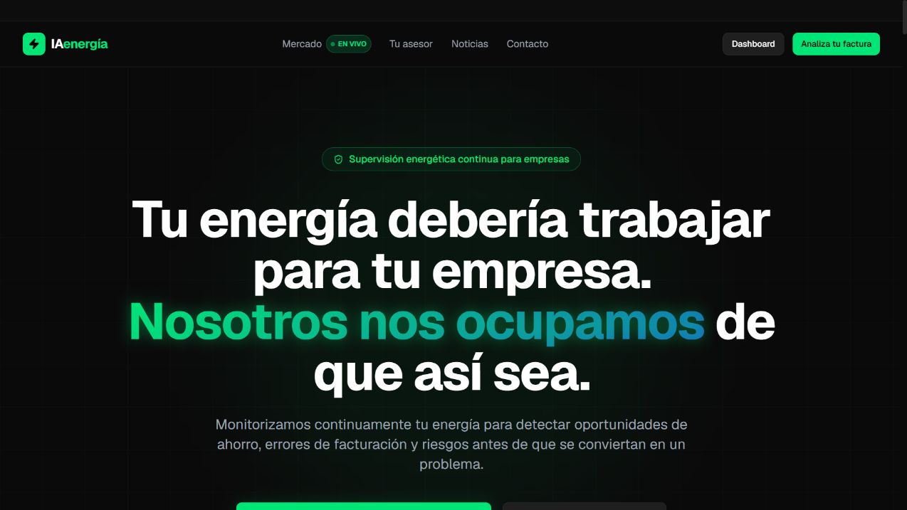 Portada real de IAenergía